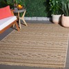 Wicker WCK152 UV & Stain Resistant Non-Shedding Power Loomed Indoor/Outdoor Rugs - Safavieh - 2 of 4