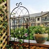 Maggift Patio Decorative Screens, Elegant Vine Pattern Yard Fencing, Pet-Safe Decorative Fence for Yard, Patio, Black, 40"*19.7"*71" - 2 of 4