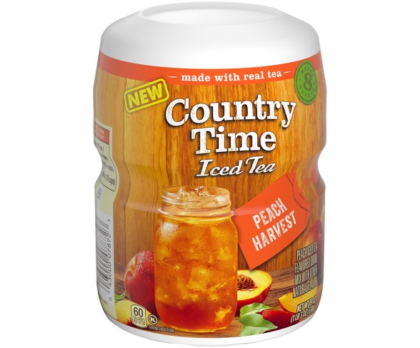 Country Time Iced Tea Peach Harvest - 19.0oz Canister