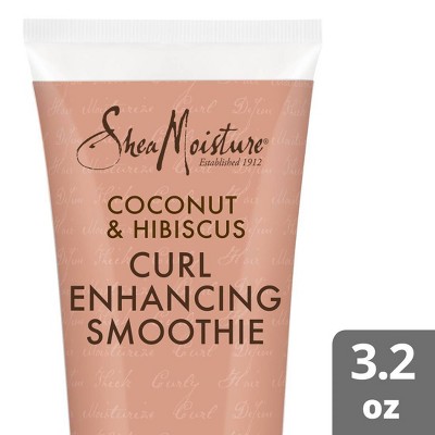 SheaMoisture Smoothie Curl Enhancing Cream for Thick Curly Hair Coconut and Hibiscus