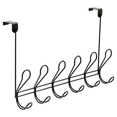 Dolen Over The Door Decorative Hook Rack Black - Room Essentials™