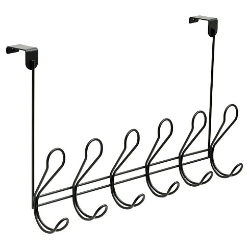 Dolen Over The Door Decorative Hook Rack Black Room Essentials