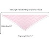 INSPIRE CHIC Lace Rose Floral Tassel Mesh Triangle Head Covering Mantilla Scarves 1Pc - 3 of 4