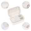 REGALWOVEN Faux Leather Mini Modern Earring and Ring Jewelry Box - 4 of 4