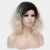 Unique Bargains Women's Fluffy Curly Wavy Wig 14" with Wig Cap - 4 of 4