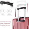 FURNIinspire Luggage 24 Inch Hardshell Suitcase, Checked Luggage, Lightweight Suitcases with Wheels for Travel, Business, Red, 10.2"*15.9"*25.8" - 4 of 4