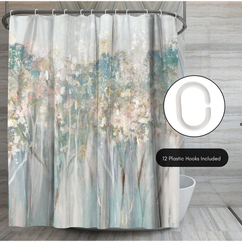 Americanflat 71" x 74" Shower Curtain, Dewy Iii by PI Creative Art, 6 of 9