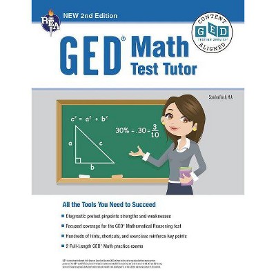 Ged(r) Math Test Tutor, for the 2022 Ged(r) Test, 2nd Edition - (Ged(r) Test Preparation) by  Sandra Rush (Paperback)