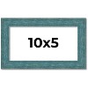 PosterPalooza | Panoramic Simple Blue Picture Frame - UV Acrylic, Foam Board Backing, Hanging Hardware - 2 of 4