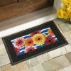 Evergreen Spring Gerbera Bouquet Textured Sassafras Indoor Outdoor Switch Doormat 1'10"x10" Multicolored - 2 of 4