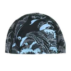 Unique Bargains Nylon Durable Swim Cap 1 Pc - 1 of 4