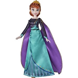 Disney Frozen 2 Queen Anna Fashion Doll with Gown, Tiara & Accessories - 1 of 4