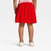 Toddler Girls' Bow Skirt - Cat & Jack™ Red - 2 of 3