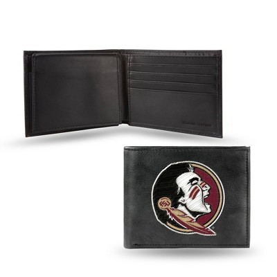 NCAA Florida State Seminoles Embroidered Genuine Leather Billfold Wallet