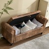 TiramisuBest Storage Ottoman Bench with Lift Top - 275lb Capacity for Living Room & Bedroom - 2 of 4