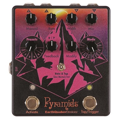 EarthQuaker Devices Pyramids Stereo Flanging Device Effects Pedal LTD Edition