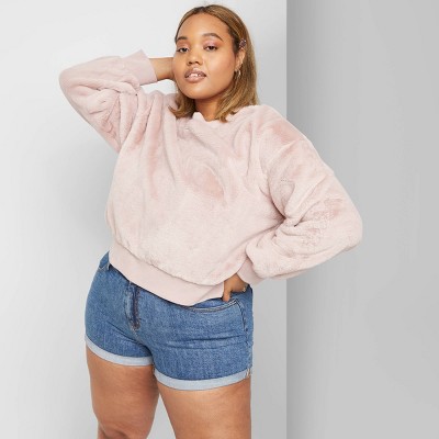 target plus size jean shorts