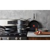 T-fal Platinum Unlimited Nonstick 12pc Non-Stick Cookware Set with  Induction Base - Dark Gray