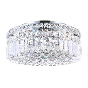 CWI Lighting Colosseum 4 Light Flush Mount With Chrome Finish - 1 of 4