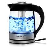MegaChef 1.8L Electric Cordless Tea Kettle with Tea Infuser