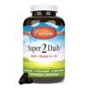 Carlson - Super 2 Daily, Multi + Omega-3s, Fish Oil Multivitamin, Vitamins & Minerals, 120 Softgels - 4 of 4