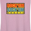 Women's - Rock 'Em Sock 'Em Robots - Rock 'Em Sock 'Em Logo Graphic Racerback Tank - 2 of 4