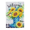 Garden Sunflowers Garden Suede Flag - 2 of 2