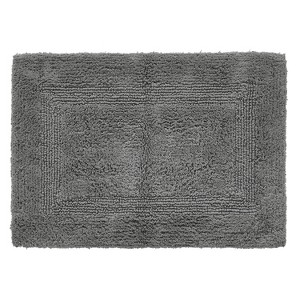 Lux Premium 100% Cotton Ultra-Soft Reversible Bathroom Rug-Durable Tufted Weave, Highly Absorbent Solid Pattern for Multipurpose use - 1 of 4