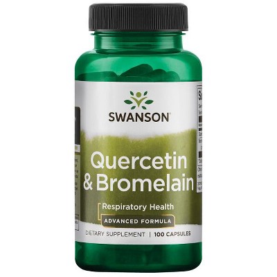 Swanson Dietary Supplements Quercetin & Bromelain Capsule