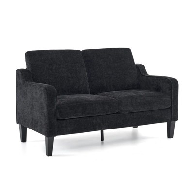 Karl Home |53.5 inch Square Arms Loveseat Sofa