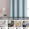 Sheer Voile Curtains for Living Room & Bedroom Light Filtering Drapes with Grommet Top 50x84 - Cotton Passion - 3 of 4