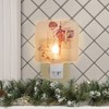 Northlight 6" Norman Rockwell 'A Christmas Prayer' Glass Night Light - 2 of 3