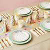 Juvale 144 Piece White and Gold Party Supplies with Plates, Napkins, Cups, Cutlery for Birthday, Wedding, Serves 24 - 3 of 4
