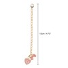 Unique Bargains Heart Bow Water Cup Pendant 1 Pc - 2 of 4