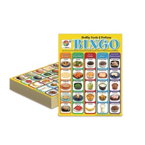 Learning Zone My Plate Healthy Food & Portions Bingo - 1 of 1