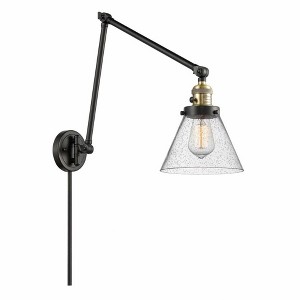 Cone - 1 Light Swing Arm Wall Sconce In Industrial Style-30 Inches Tall and 8 Inches Wide - 1 of 1