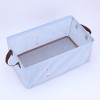 Unique Bargains Fabric Collapsible Design Spacious Capacity Storage Bins with Handles 19" x 11" x 8" - 3 of 4