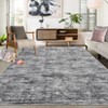 Washable Rugs for Living Room Modern Distressed Bedroom Rug Soft Large Area Rug Non Slip Throw Rugs Low Pile Stain Resistant Carpet for Dining Room - 3 of 4