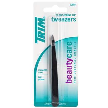 Trim Slant/Point Tip Tweezers - Stainless Steel