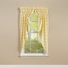 Park Designs Buffalo Check Lined Gathered Yellow Swags 72" x 63" - 2 of 3