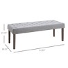 Aghana Digitals 43.3" Beige Storage Ottoman Bench with Teddy Fleece Upholstery, Solid Wood Legs - - 4 of 4