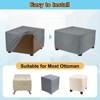 Unique Bargains Polyester Rectangular Stretchy Elastic Stool Cover Medium Fit Length 23"-27" - 4 of 4