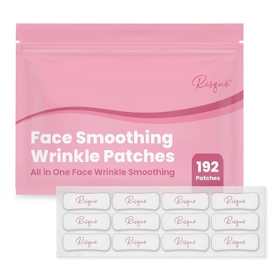 Face Smoothing Wrinkle Patch, Facelift Tape for Forehead, Between the Eyes, and Smile Lines, Risque, 192ct