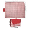Unique Bargains Picnic Blanket Waterproof Washable Lightweight with Handle Used for Hiking Travel Camping - 2 of 4
