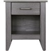 NicBex Modern Nightstand with Single Drawer and Open Lower Shelf Minimalist Bedside Table End Table for Bedroom, Living Room - 2 of 4