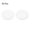 Unique Bargains Resin Craft Snap Round Flat 4-Hole Sewing Buttons 50 Pcs - 3 of 4