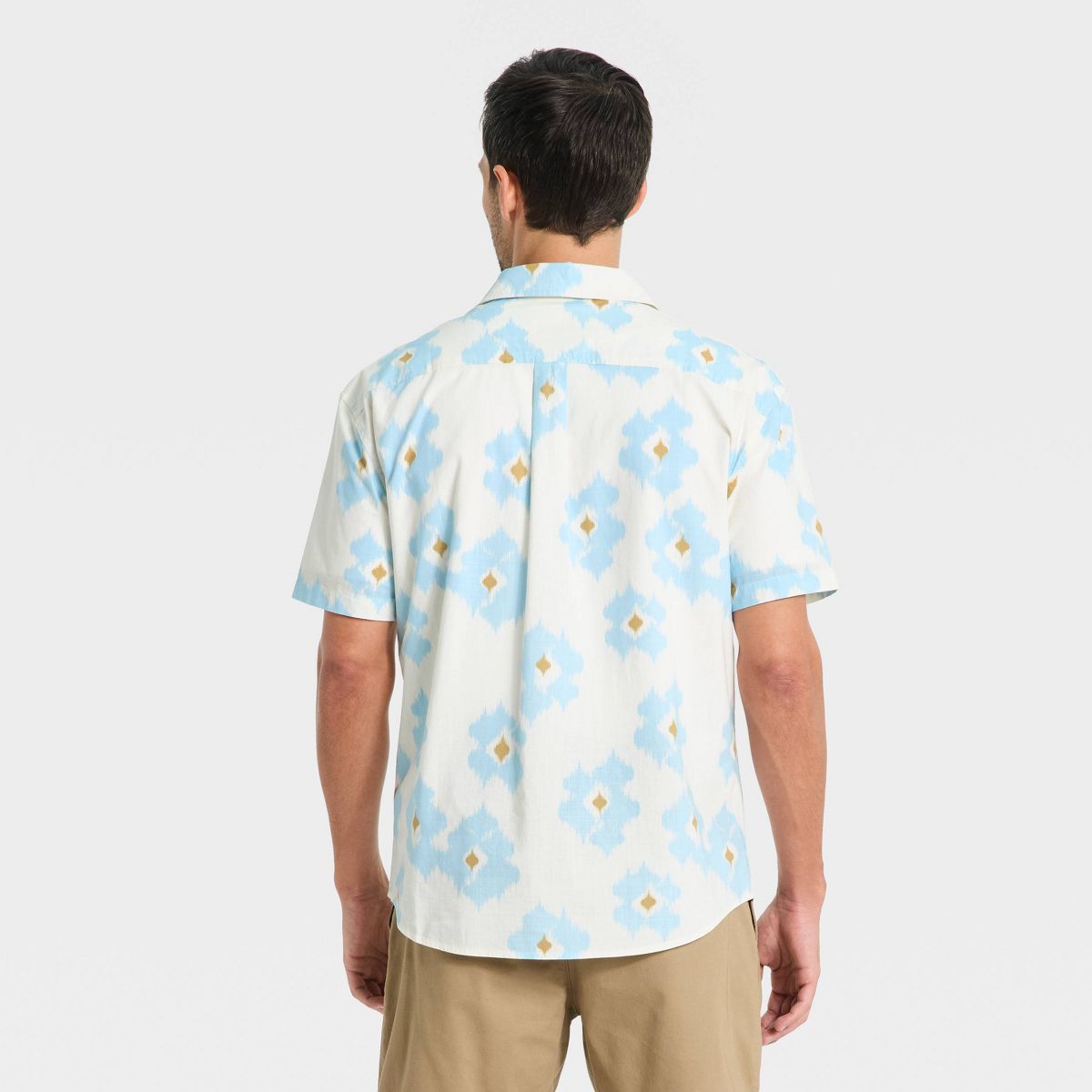 Men's Short Sleeve Slub Button-Down Shirt - Goodfellow & Co™ - thumbnail 8