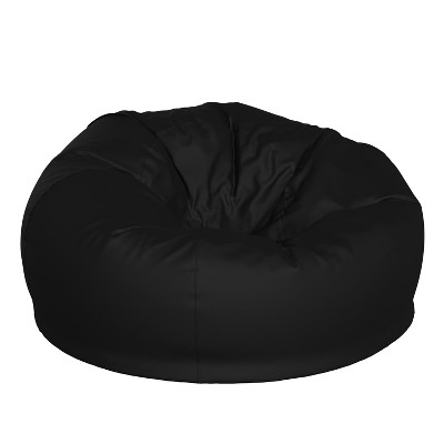 Ultimate Sack 6000 (6 ft.) Bean Bag Chair - Black Suede