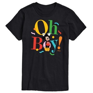 Men's - Disney - Mickey Oh Boy Short Sleeve Graphic T-Shirt - 1 of 4