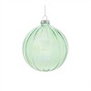 Iridescent Ribbed Glass Ornament (Set of 6) - 3 of 4